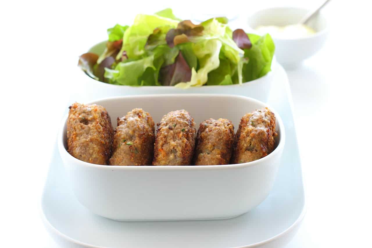 pea kale patties
